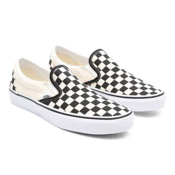 Vans classic outlet checkerboard slip on