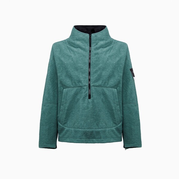 STONE ISLAND ストーンアイランド 671960507 Shadow Project　オフセンターファスナーパーカー アシンメトリー ジップ パーカー ジャケット ブラック系 S