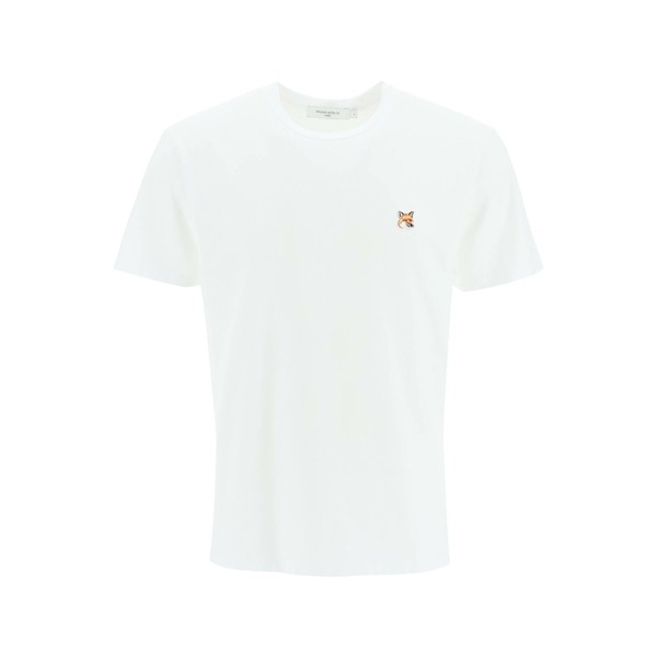 メゾン キツネ メンズ Tシャツ トップス Fox Head T-shirt White