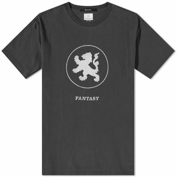スビ メンズ Tシャツ トップス Ksubi Lion Biggie T-Shirt Blackの通販