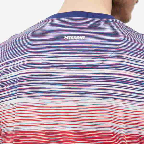 送料無料】 ミッソーニ メンズ Tシャツ トップス Missoni Multistripe