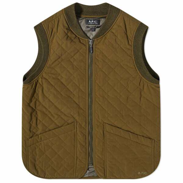 アーペーセー メンズ コート アウター A.P.C. Silas Quilted Vest