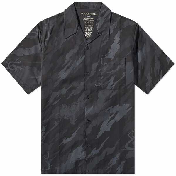 マハリシ メンズ シャツ トップス Maharishi Camo Vacation Shirt Blue