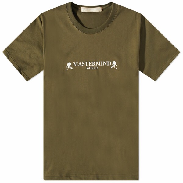 マスターマインド メンズ Tシャツ トップス MASTERMIND WORLD Logo And