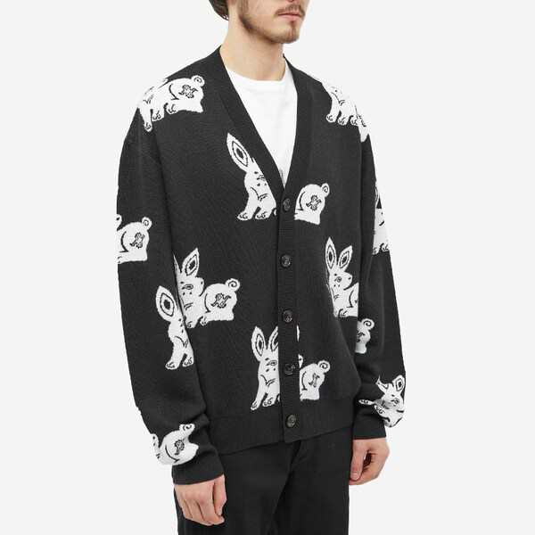 アミリ メンズ カーディガン アウター AMIRI Rabbit Repeat Cardigan