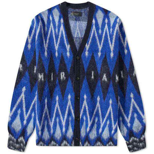 アミリ メンズ カーディガン アウター AMIRI Argyle Mohair Cardigan