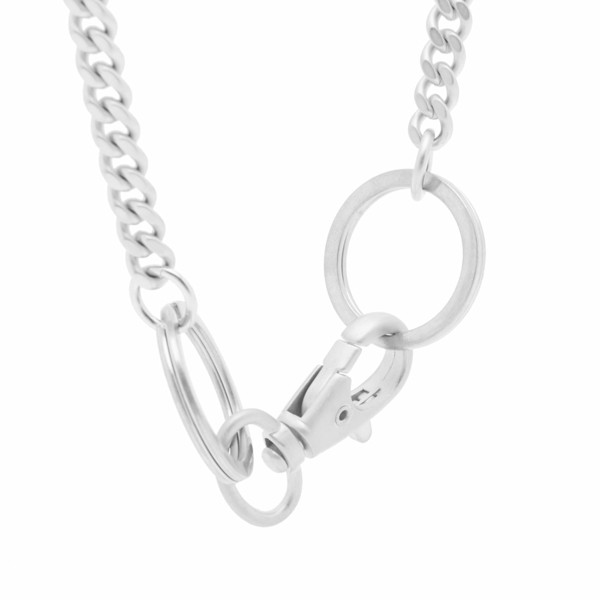 マルタンマルジェラ メンズ ネックレス・チョーカー アクセサリー MM6 Maison Margiela Number Logo Panel  Necklace Silver｜au PAY マーケット