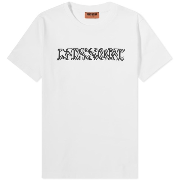 ミッソーニ レディース シャツ トップス Missoni Logo T-Shirt White-