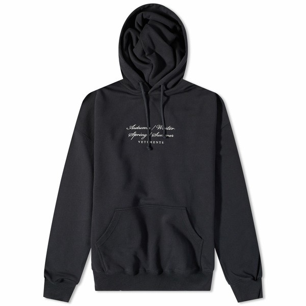 VETEMENTS / ヴェトモン：LOGO OUTLINE HOODIE：UE63HD445B[RIP]-