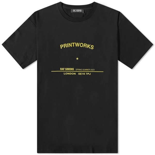 ヤエカRAF SIMONS PRINTWORKS TOUR T-SHIRT