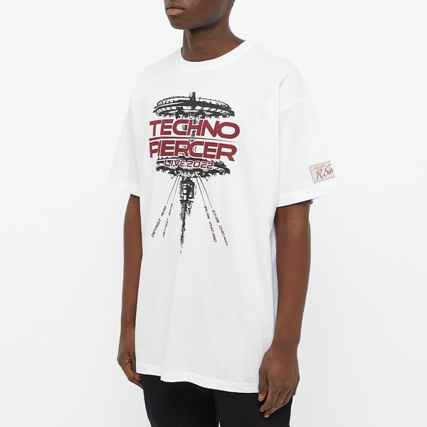 ラフ・シモンズ メンズ Tシャツ トップス Raf Simons Techno Piercer T