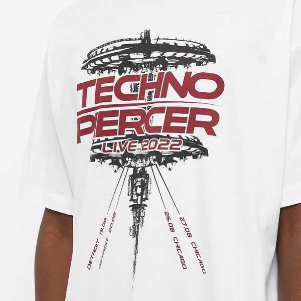 ラフ・シモンズ メンズ Tシャツ トップス Raf Simons Techno Piercer T