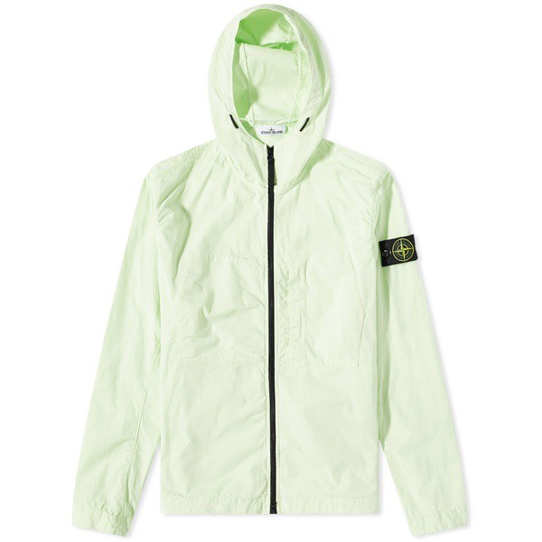 ストーンアイランド メンズ ジャケット＆ブルゾン アウター Stone Island Supima Cotton Twill Stretch  Hooded Jacket Green｜au PAY マーケット