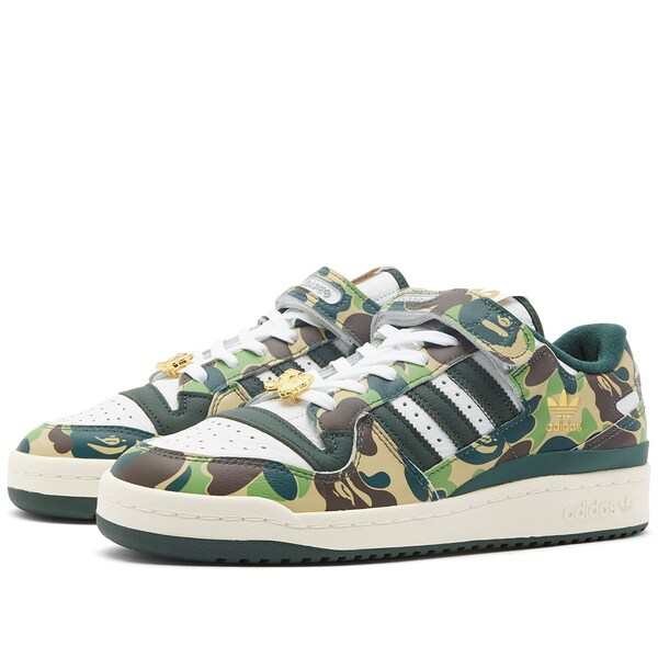 アディダス メンズ スニーカー シューズ Adidas X Bape Forum 84 Low