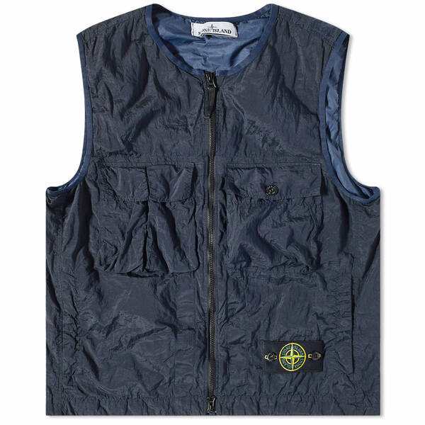 ストーンアイランド メンズ ベスト トップス Stone Island Nylon Metal