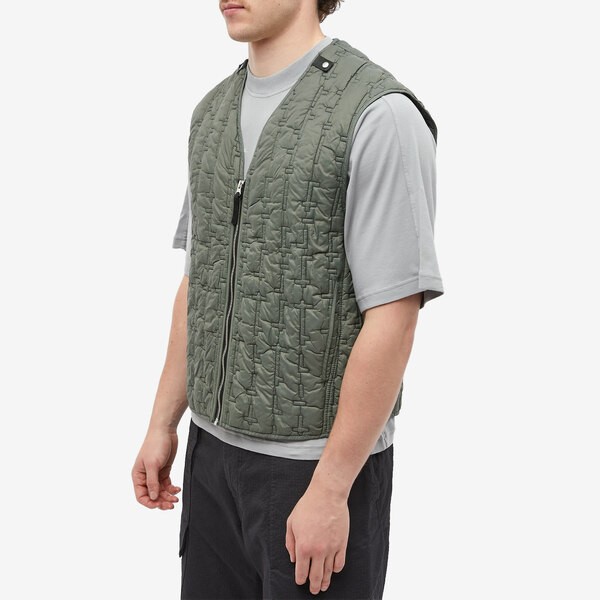 ストーンアイランドシャドウプロジェクト メンズ ベスト トップス Stone Island Shadow Project Quilted Nylon  Vest Grey｜au PAY マーケット