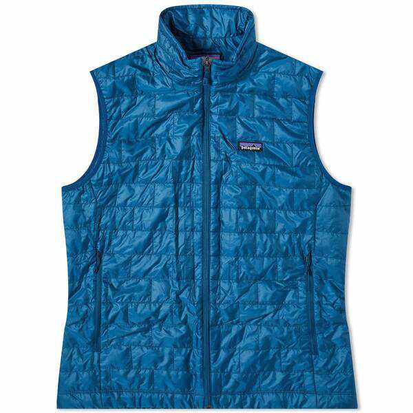 パタゴニア メンズ コート アウター Patagonia Nano Puff Vest Blueの