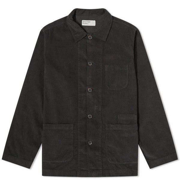 ユニバーサルワークス メンズ ジャケット＆ブルゾン アウター Universal Works Fine Cord Bakers Overshirt  Brown｜au PAY マーケット