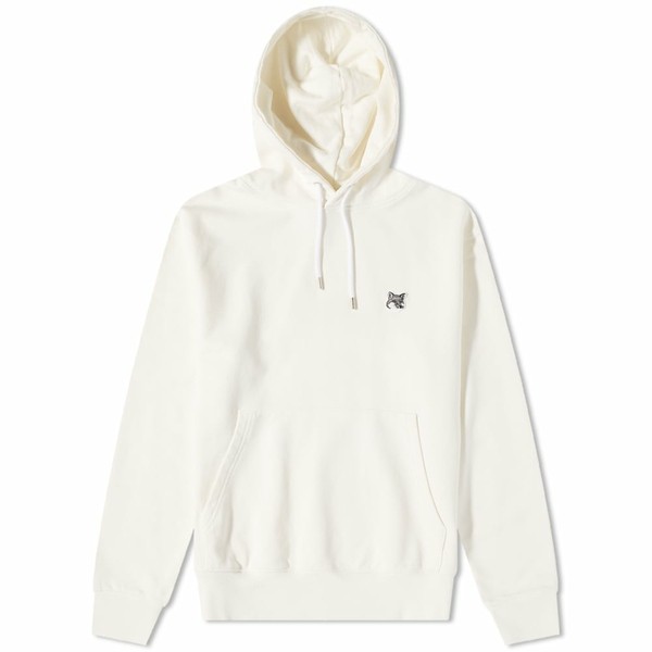 メゾンキツネ レディース パーカー・スウェットシャツ アウター Maison Kitsun Grey Fox Head Patch Classic  Hoody White｜au PAY マーケット