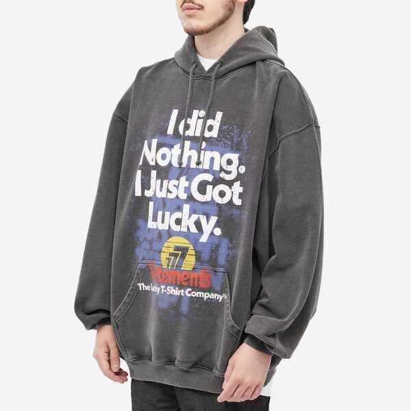 VETEMENTS ヴェトモン "I GOT LUCKY HOODIE"トップス