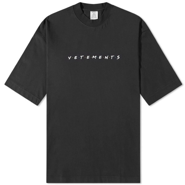 ヴェトモン メンズ Tシャツ トップス VETEMENTS Friendly Logo T-Shirt