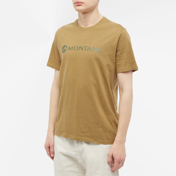 モンテイン メンズ Tシャツ トップス Montane Mono Logo T-Shirt Green