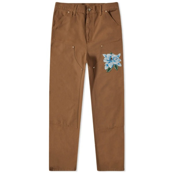 アウェイクニューヨーク メンズ カジュアルパンツ ボトムス Awake NY x Carhartt WIP Double Knee Pant  Brown｜au PAY マーケット