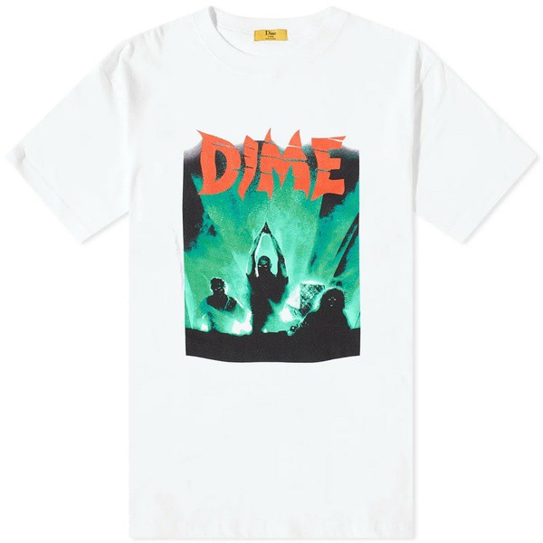 ダイム メンズ Tシャツ トップス Dime Speed Demons T-Shirt Whiteの