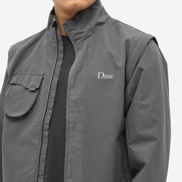 dime hiking zip-off sleeves jacket袖が取り外し可能なジャケット