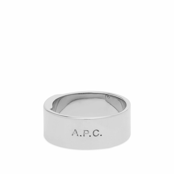 アーペーセー メンズ リング アクセサリー A.P.C. Fine Charly Logo