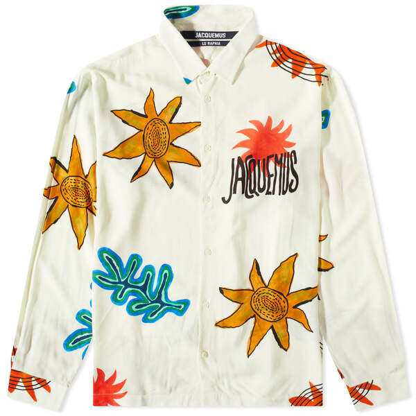 ジャクエムス メンズ シャツ トップス Jacquemus Long Sleeve Art Sun