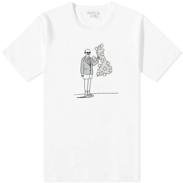 サンスペル メンズ Tシャツ トップス Sunspel Weather Man Riviera Tee