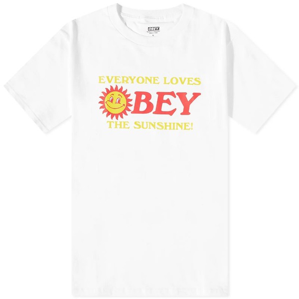 オベイ メンズ Tシャツ トップス Obey Everybody Loves The Sunshine T