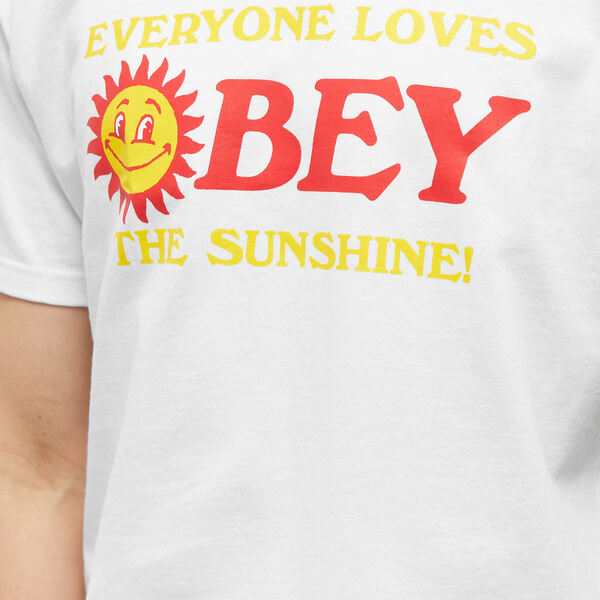 オベイ メンズ Tシャツ トップス Obey Everybody Loves The Sunshine T