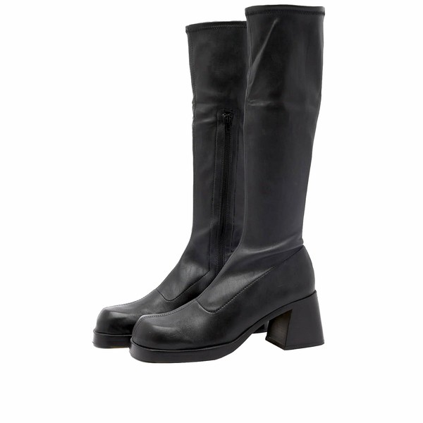 ミスタ レディース ブーツ シューズ MIISTA Hedy Tall Boots Blackの