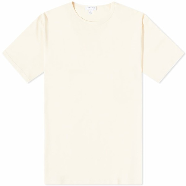 サンスペル メンズ Tシャツ トップス Sunspel Classic Crew Neck T-Shirt Neutrals｜au PAY マーケット