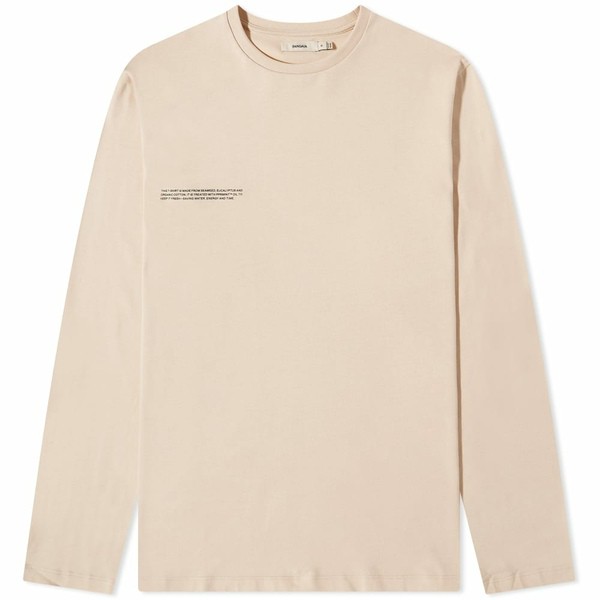 パンガイア メンズ Tシャツ トップス Pangaia Long Sleeve Organic