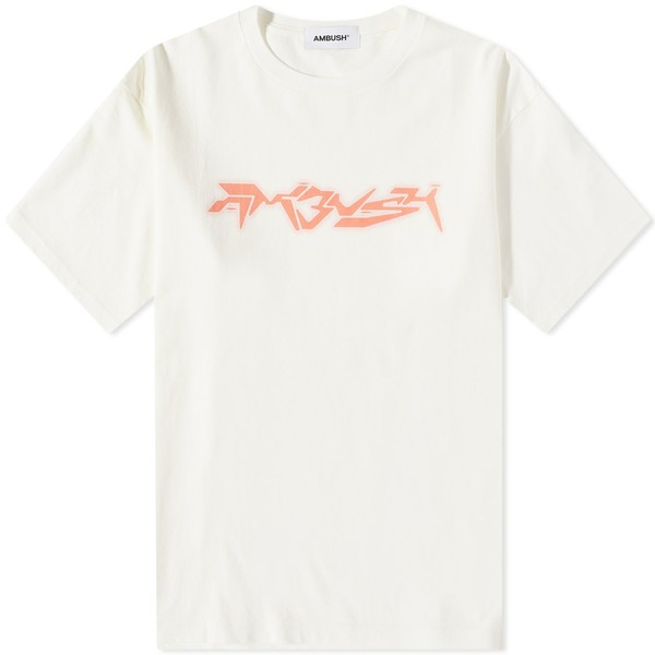 アンブッシュ メンズ Tシャツ トップス Ambush Neon Graphic Tee White