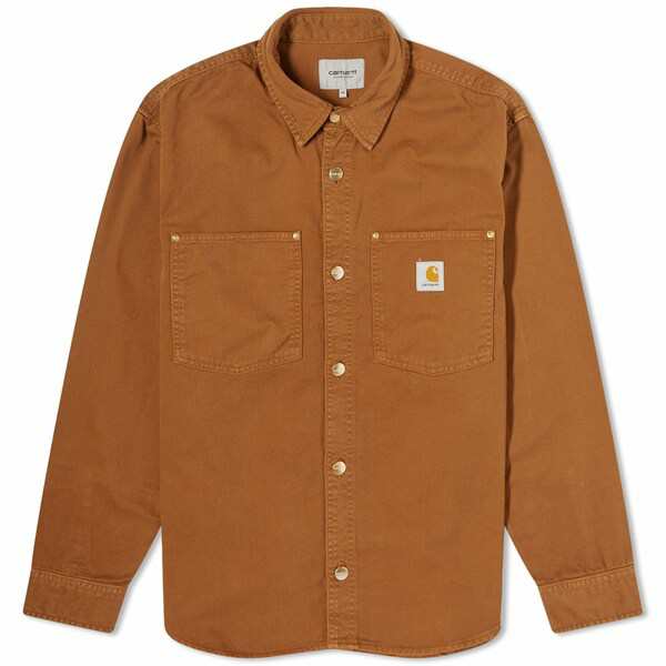 カーハート メンズ ジャケット＆ブルゾン アウター Carhartt WIP Derby Shirt Jacket Brown｜au PAY マーケット