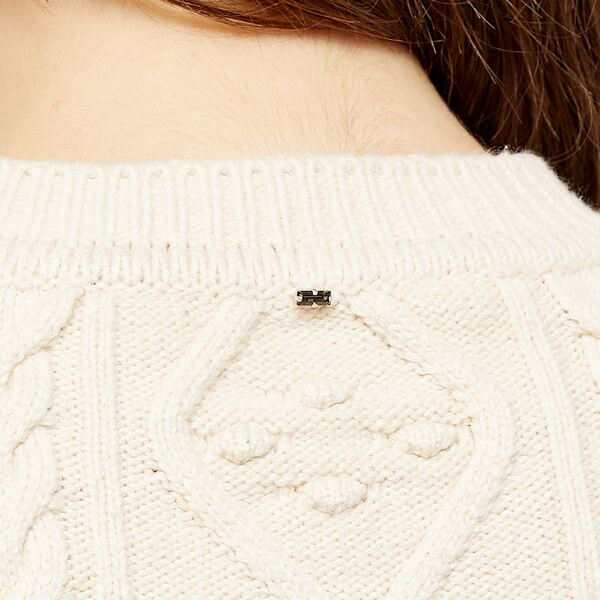 スポーツマックス レディース ニット&セーター アウター Sportmax Drava Cableknit Sweater White｜au PAY  マーケット