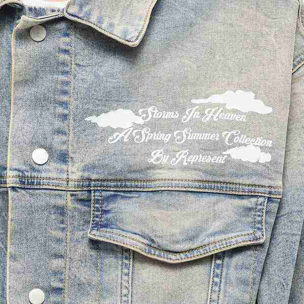 リプレゼント メンズ ジャケット＆ブルゾン アウター Represent Storms In Heaven Denim Jacket Blue｜au  PAY マーケット