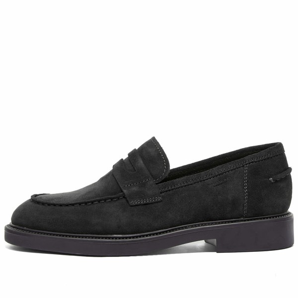 バガボンド レディース スリッポン・ローファー シューズ Vagabond Alex Suede Loafer Black｜au PAY マーケット