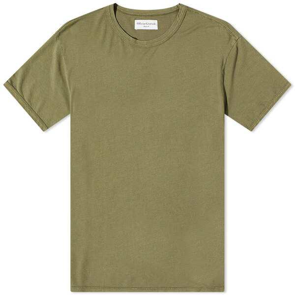 オフィシンジェネレール メンズ Tシャツ トップス Officine Generale Pigment Dyed T-Shirt Green｜au  PAY マーケット