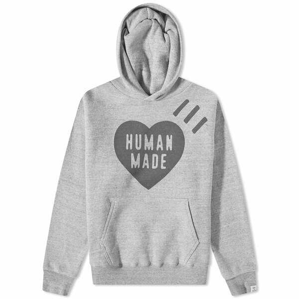 ヒューマンメイド メンズ パーカー・スウェットシャツ アウター Human Made Heart Logo Hoodie Grey｜au PAY  マーケット