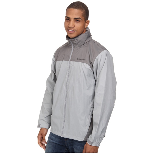 columbia grey rain jacket