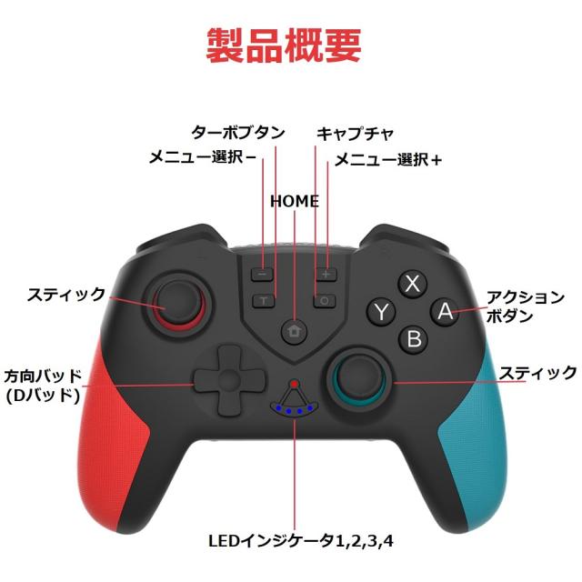 Switch コントローラー Amiibo対応 NFC搭載 純正並み 任天堂