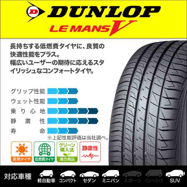 ○手数料無料!! ダンロップ〈DUNLOP〉LE MANS V 225 40R18 92W XL