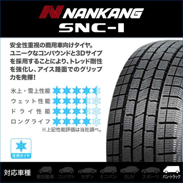 NANKANG スタッドレスタイヤ/ホイールセット215/60R17 4本セット