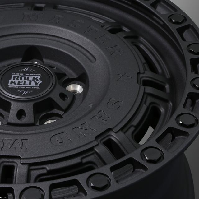 BADX ロックケリー ROCK KELLY SAND MASTER(サンドマスター) 17インチ 8.0J ブリヂストン POTENZA ポテンザ Adrenalin(アドレナリン) RE005 235/45R17 サマータイヤ ホイール4本セット_3