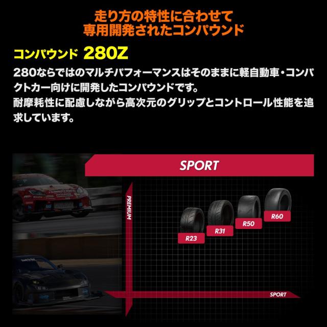ホットスタッフ G.speed P-08 15インチ 5.5J SHIBATIRE シバタイヤ 280Z (R23) 195/50R15 サマータイヤ ホイール4本セット